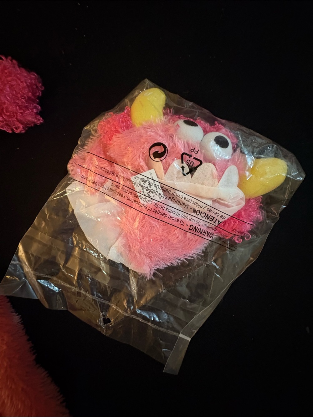 Pink Plush Bird Kids Halloween Costume with Hood - Picture 4 of 4